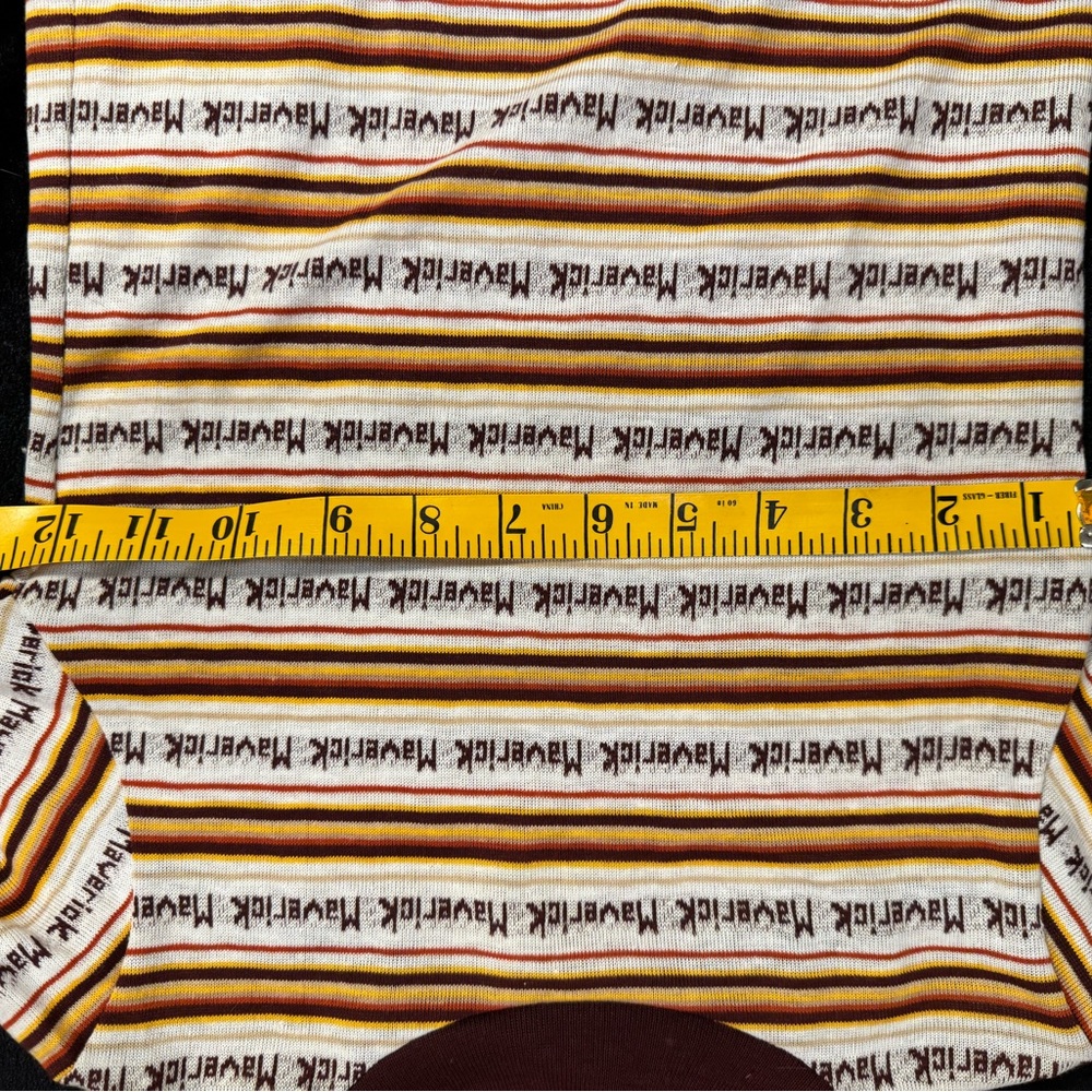 NOS Vintage Kids Long Sleeve Striped Shirt - Brown and Cream - Picture 5 of 8